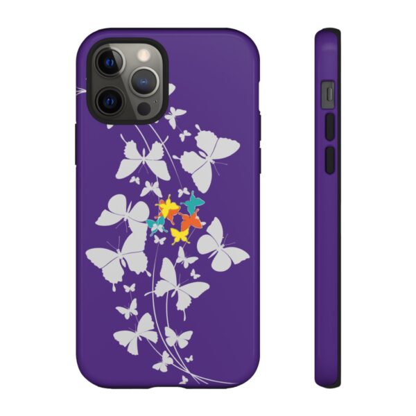 Butterfly Design Tough Case Phone Cover For iPhone - Image 32