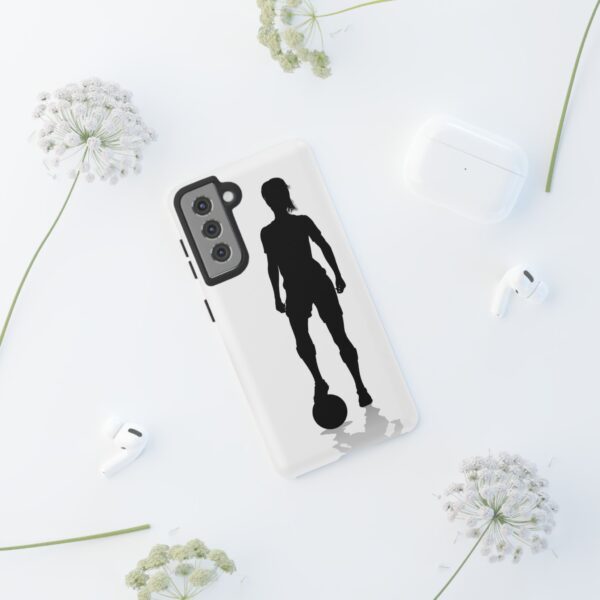 Silhouette Football Player Women Tough Cases Custom Phone Cases For iPhone Google Pixel and Samsung Series - Image 51