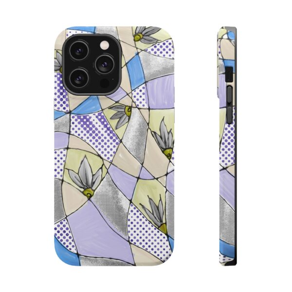 Wave Tiles | Floral Magnetic Tough Case for iPhone - Image 33