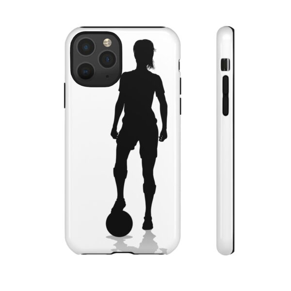Silhouette Football Player Women Tough Cases Custom Phone Cases For iPhone Google Pixel and Samsung Series - Image 14