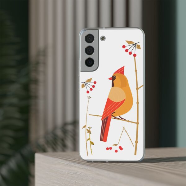 Red Cardinal Female On Flexi Cases Custom Phone Cases For iPhone and Samsung Series - Image 182