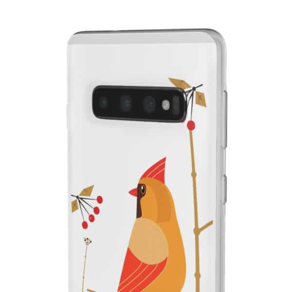 Red Cardinal Female On Flexi Cases Custom Phone Cases For iPhone and Samsung Series - Image 26