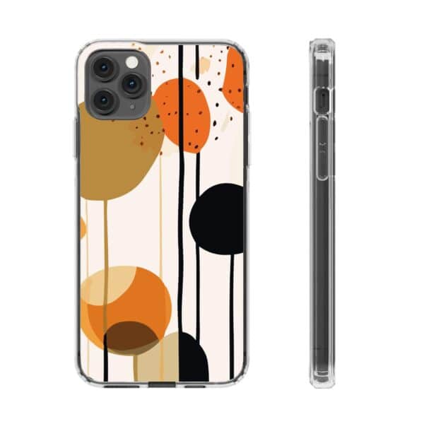 Orange Floral and Polka Dot Clear Cases - Image 40