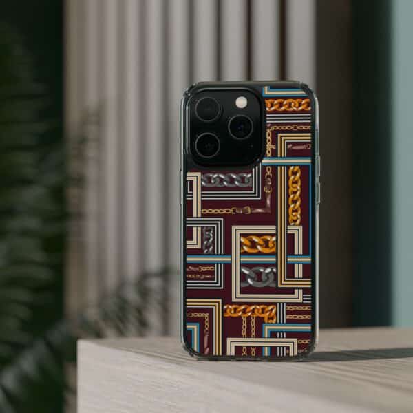 Digital Pattern Clear Cases For iPhone and Samsung - Image 58