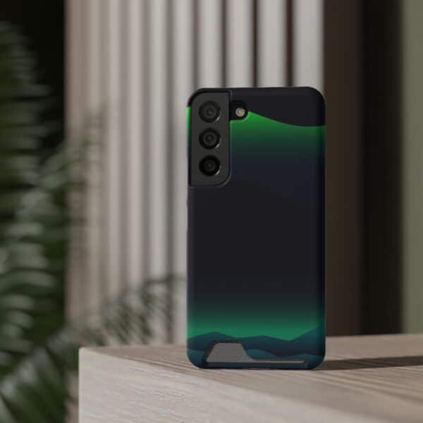Aurora Lights On Phone Case With Card Holder Custom Phone Cases For iPhone and Samsung - Image 8