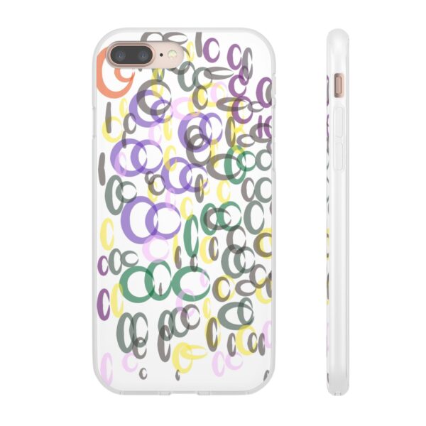 Colorful. Circles Flexi Cases For iPhone Samsung - Image 4