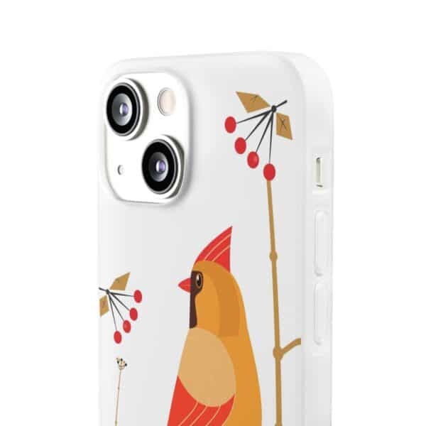 Red Cardinal Female On Flexi Cases Custom Phone Cases For iPhone and Samsung Series - Image 140