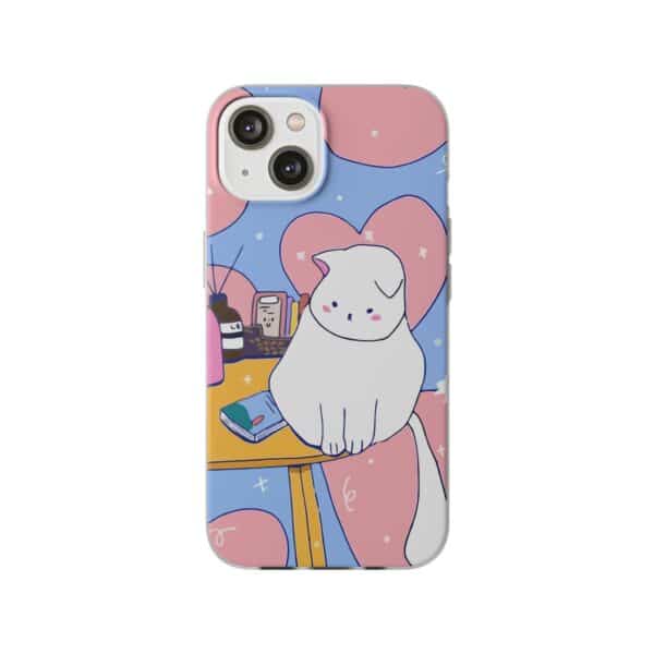 White Cat Flexi Cases For Samsung and iPhone - Image 225