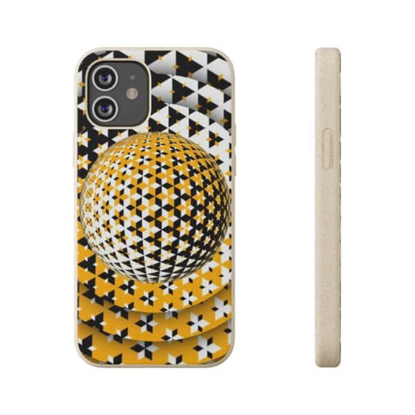 Yellow Gold Sphere Biodegradable Cases For iPhone and Samsung - Image 45