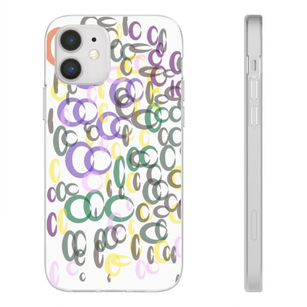 Colorful. Circles Flexi Cases For iPhone Samsung - Image 46