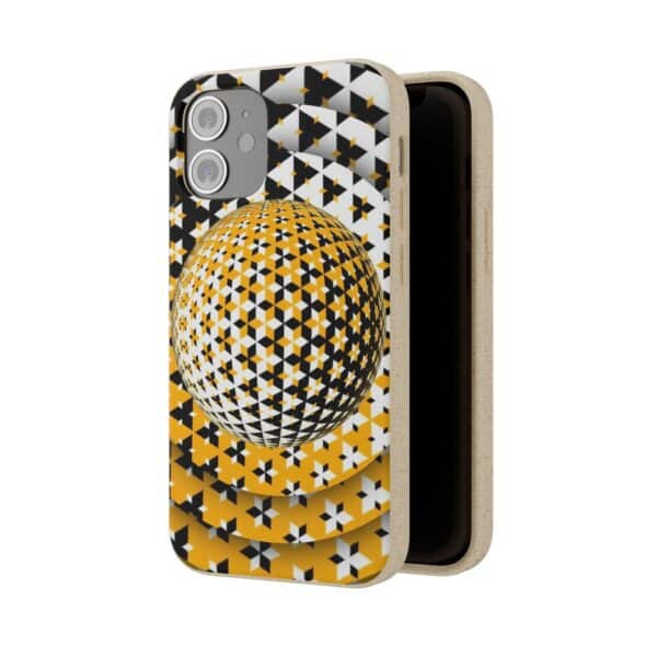 Yellow Gold Sphere Biodegradable Cases For iPhone and Samsung - Image 18
