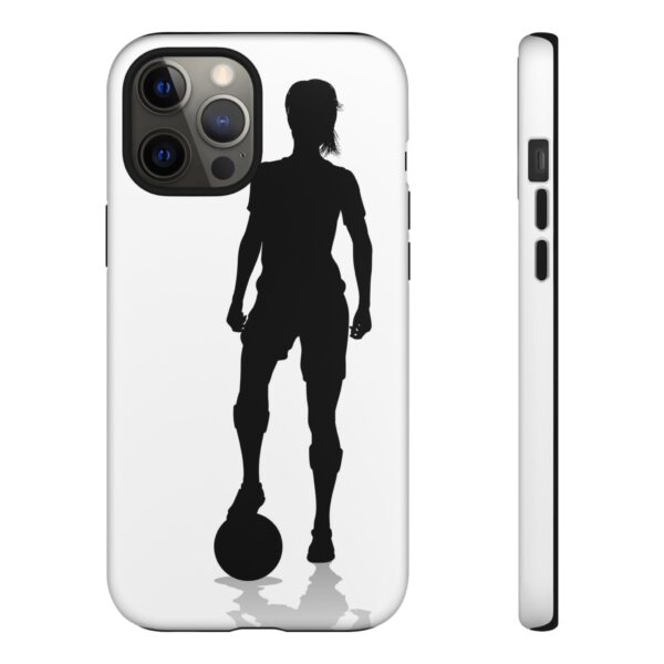 Silhouette Football Player Women Tough Cases Custom Phone Cases For iPhone Google Pixel and Samsung Series - Image 31