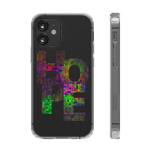 Rainbow Designs "HOPE" On Clear Cases For iPhone and Samsung - Image 25
