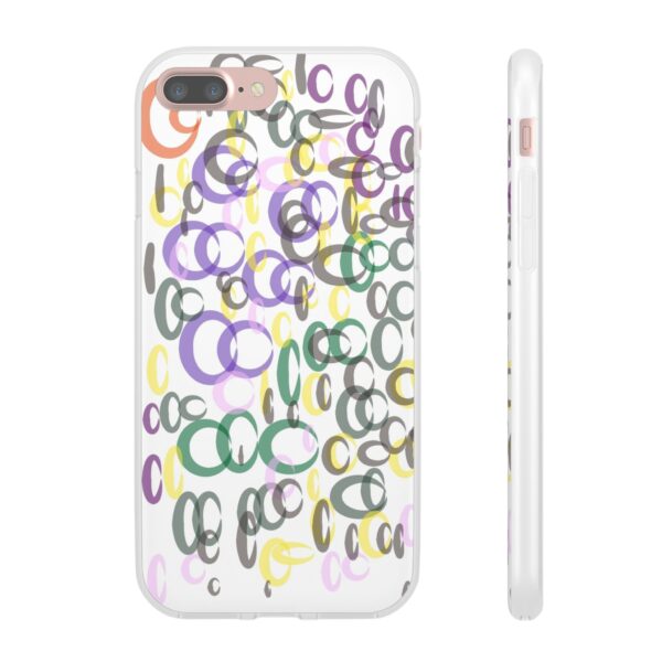 Colorful. Circles Flexi Cases For iPhone Samsung - Image 13