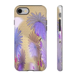 Rainbow Designs Stunning Flowers On Tough Cases Custom Phone Cases For iPhone Google Pixel and Samsung Series