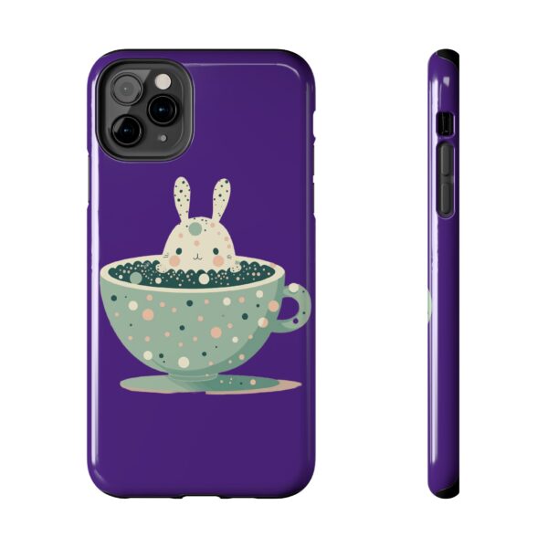 Cute Bunny in a Coffee Cup On Tough Phone Cases, Case-Mate Custom Phone Case For iPhone Series - Image 20