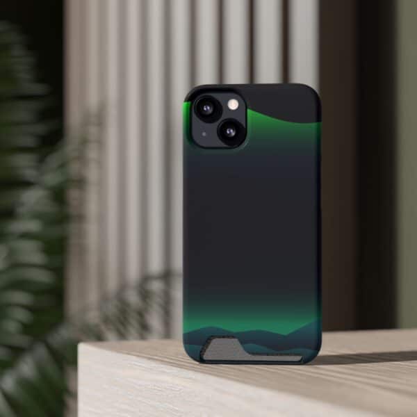 Aurora Lights On Phone Case With Card Holder Custom Phone Cases For iPhone and Samsung - Image 28