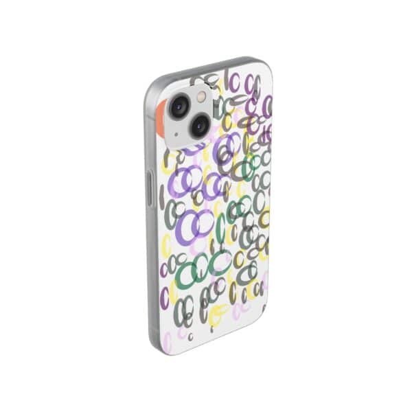 Colorful. Circles Flexi Cases For iPhone Samsung - Image 227