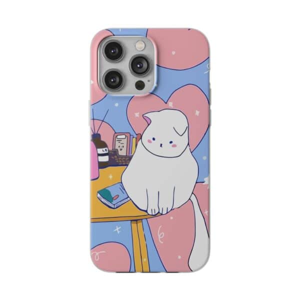 White Cat Flexi Cases For Samsung and iPhone - Image 209