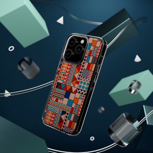 Patchwork Pattern Clear Cases For iPhone and Samsung - Image 59