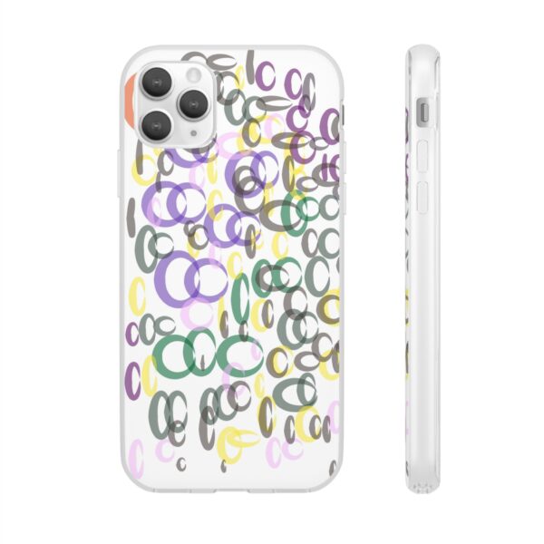 Colorful. Circles Flexi Cases For iPhone Samsung - Image 40