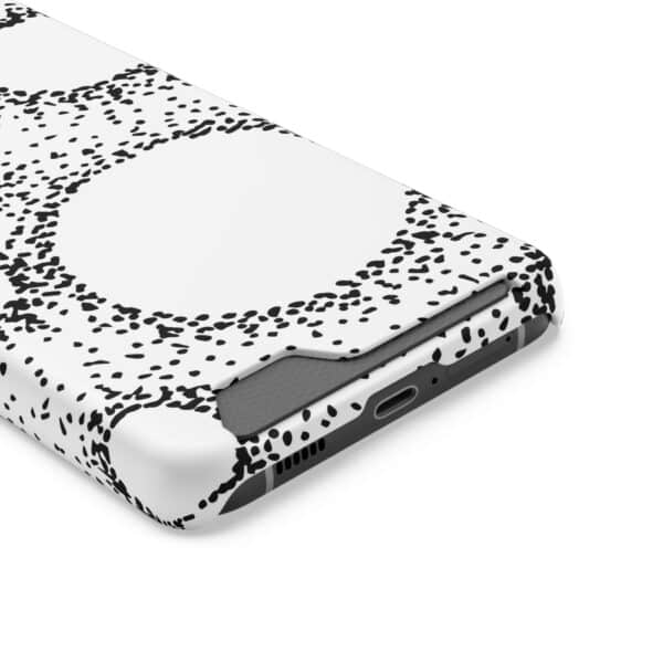 Rounded Shapes Phone Case With Card Holder Custom Phone Case For iPhone and Samsung - Image 14