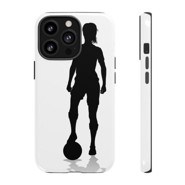 Silhouette Football Player Women Tough Cases Custom Phone Cases For iPhone Google Pixel and Samsung Series - Image 40