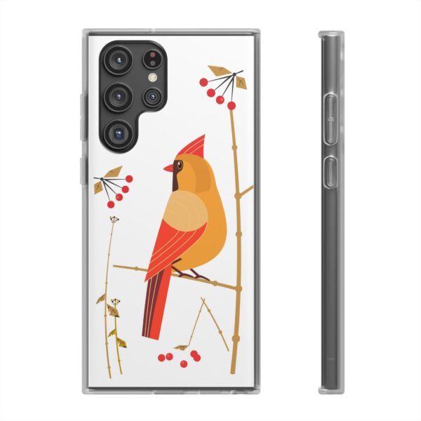 Red Cardinal Female On Flexi Cases Custom Phone Cases For iPhone and Samsung Series - Image 194