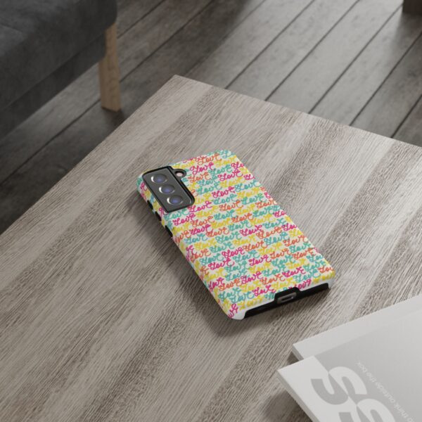 Colorful Love Letters Tough Cases Custom Phone Cases For iPhone Google Pixel and Samsung Series - Image 82