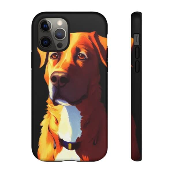 Dog Portrait On Tough Cases Custom Phone Cases For iPhone Google Pixel and Samsung Series. - Image 36