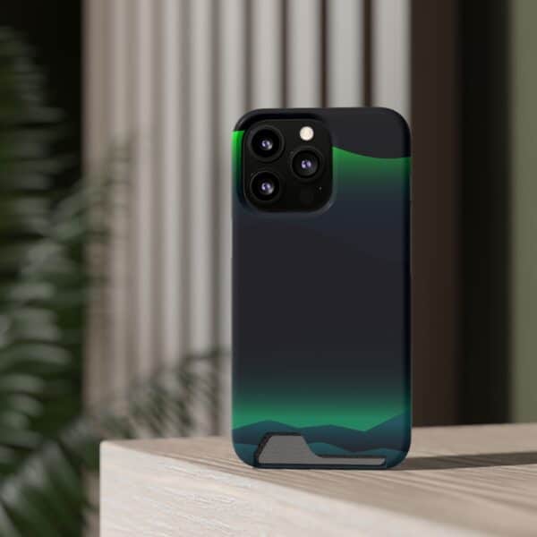 Aurora Lights On Phone Case With Card Holder Custom Phone Cases For iPhone and Samsung - Image 124