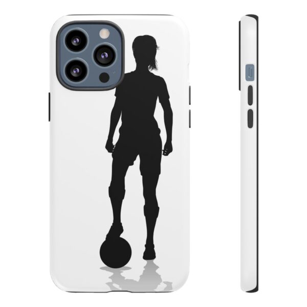 Silhouette Football Player Women Tough Cases Custom Phone Cases For iPhone Google Pixel and Samsung Series - Image 46