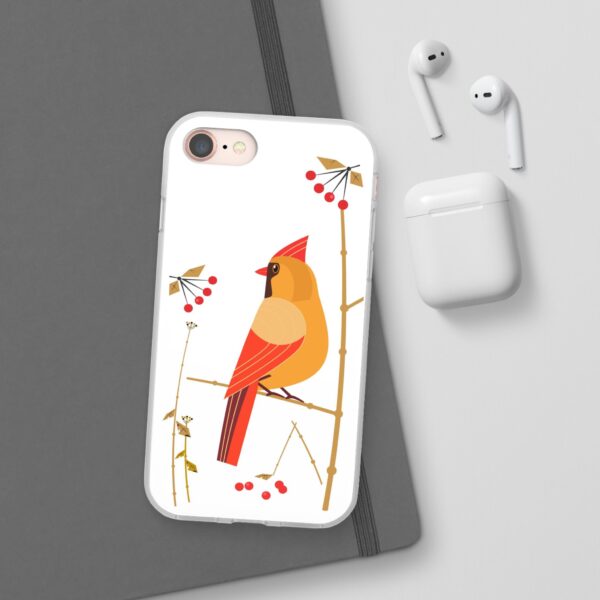 Red Cardinal Female On Flexi Cases Custom Phone Cases For iPhone and Samsung Series - Image 97