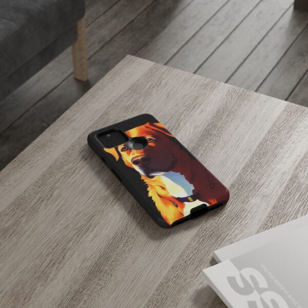 Dog Portrait On Tough Cases Custom Phone Cases For iPhone Google Pixel and Samsung Series. - Image 68