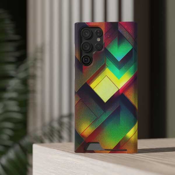 Rainbow Designs Phone Case With Card Holder For iPhone and Samsung - Image 100