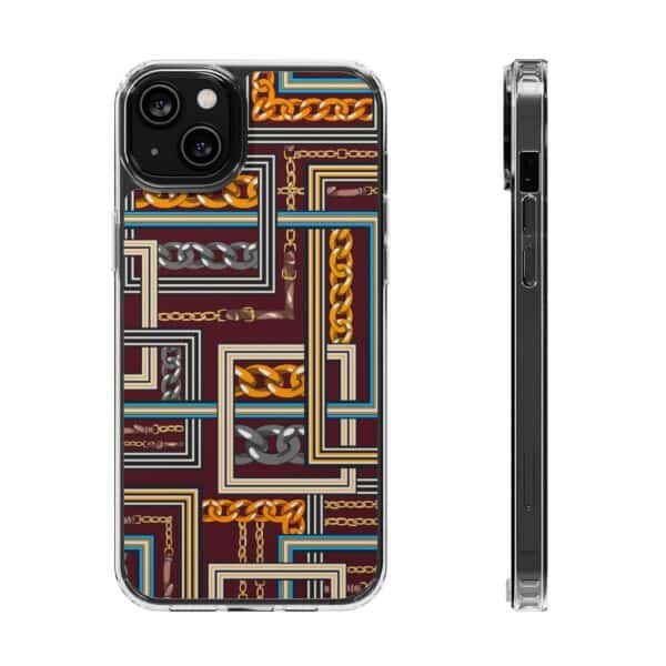Digital Pattern Clear Cases For iPhone and Samsung - Image 60
