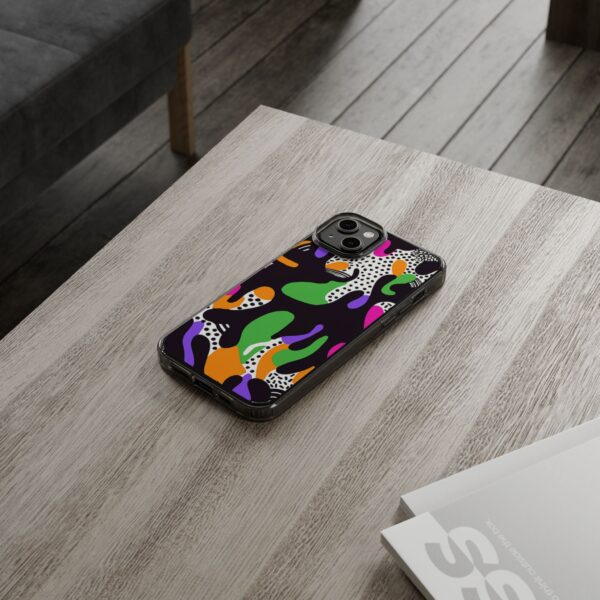 Colorful shapes Clear Cases For Samsung iPhone - Image 61