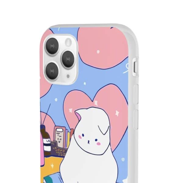 White Cat Flexi Cases For Samsung and iPhone - Image 64