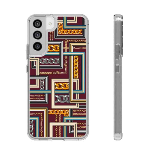 Digital Pattern Clear Cases For iPhone and Samsung - Image 46
