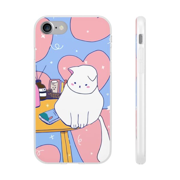 White Cat Flexi Cases For Samsung and iPhone - Image 10