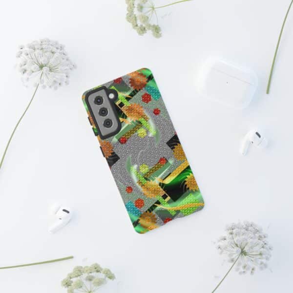 Rainbow Designs Stunning Flowers On Tough Cases Custom Phone Cases For iPhone Google Pixel and Samsung Series - Image 56