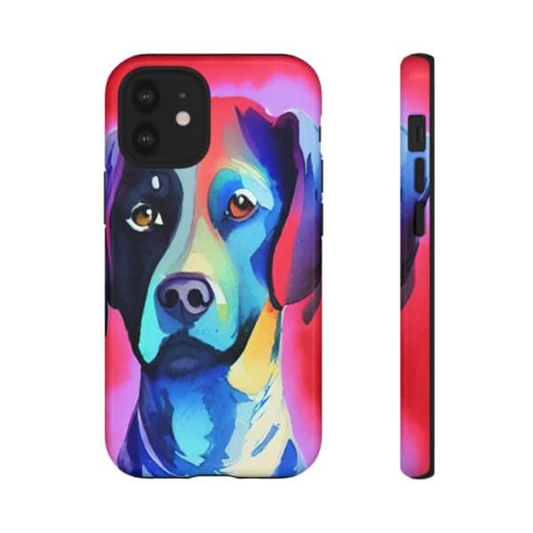 Dog Portrait On Tough Cases Custom Phone Cases For iPhone Google Pixel and Samsung Series - Image 31