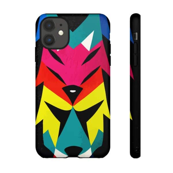 Rainbow Designs Wolf Head On Tough Cases Custom Phone Cases For iPhone Google Pixel and Samsung Series - Image 20