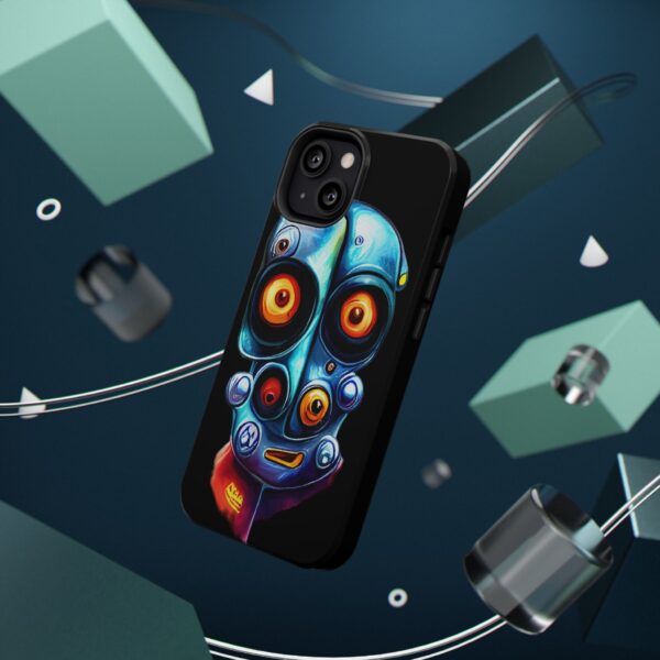Rainbow Designs Robot On Impact-Resistant Cases Custom Phone Cases For iPhone and Samsung Series. - Image 2