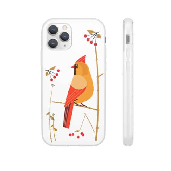Red Cardinal Female On Flexi Cases Custom Phone Cases For iPhone and Samsung Series - Image 37