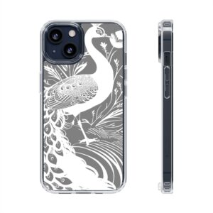 Peacock Clear Cases 2 for iPhone and Samsung