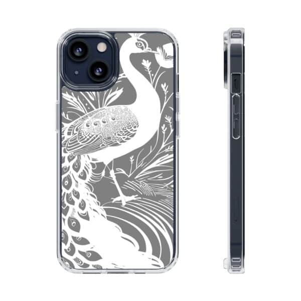 Peacock Clear Cases 2 for iPhone and Samsung