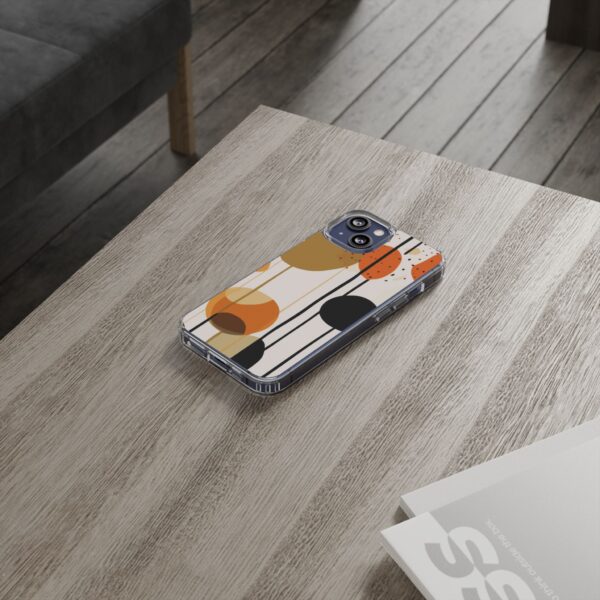 Orange Floral and Polka Dot Clear Cases - Image 2