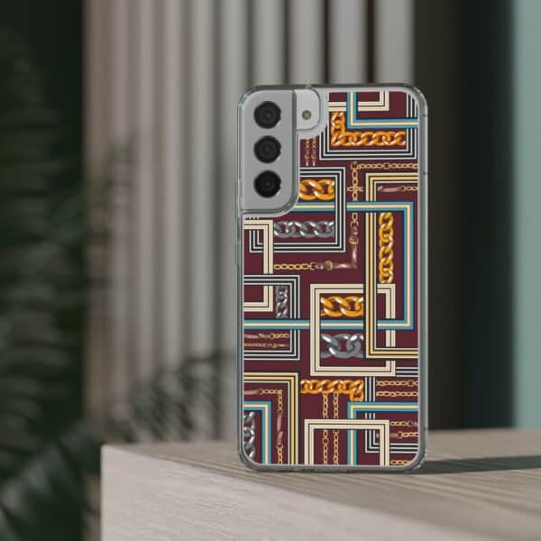 Digital Pattern Clear Cases For iPhone and Samsung - Image 48