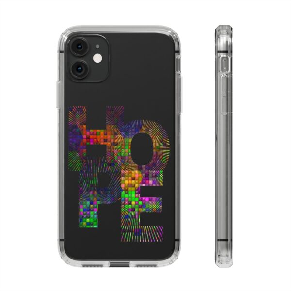 Rainbow Designs "HOPE" On Clear Cases For iPhone and Samsung - Image 34